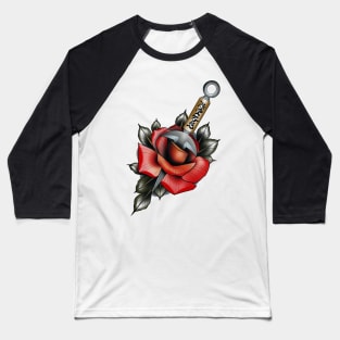 kunai and rose Baseball T-Shirt